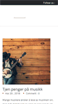 Mobile Screenshot of musikktrend.no