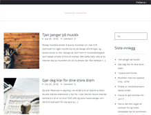 Tablet Screenshot of musikktrend.no